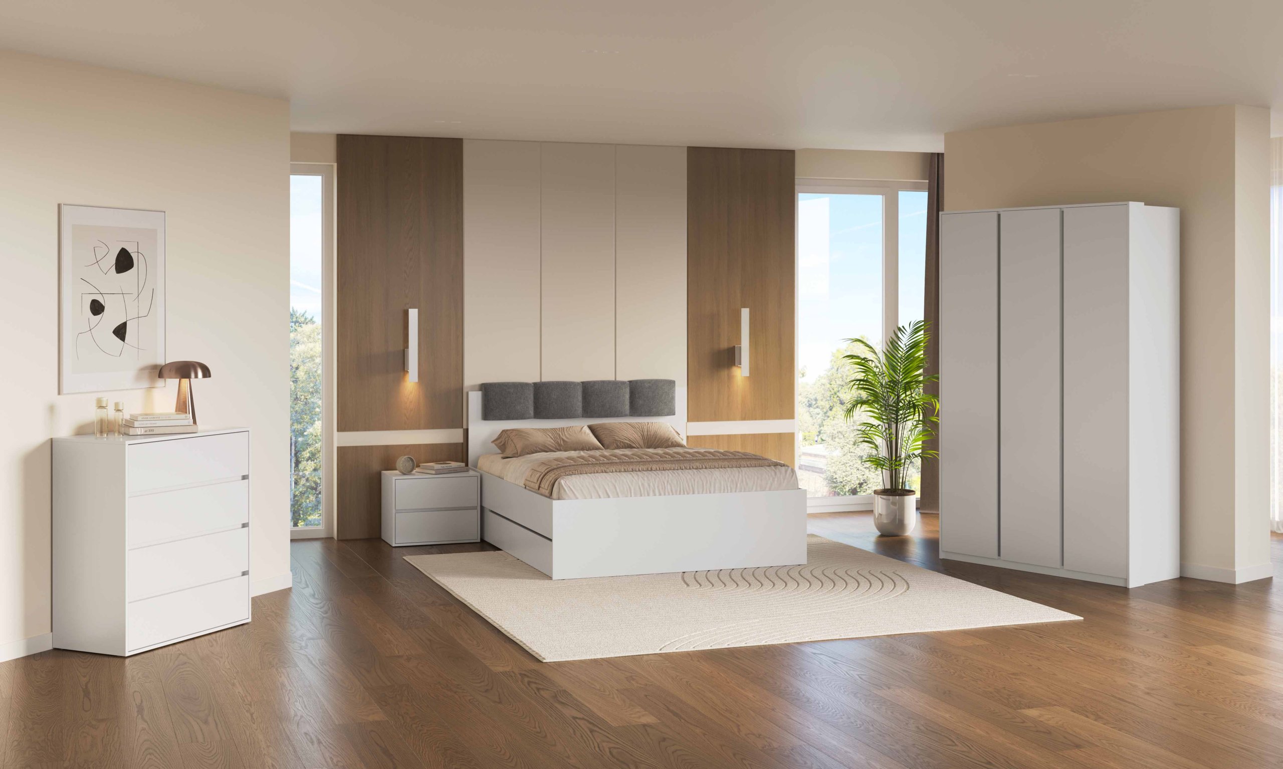 2_Tibo Спальня Tibo Супер Мат Білий