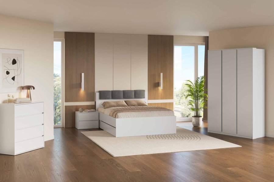 Спальня Tibo Супер Мат Білий