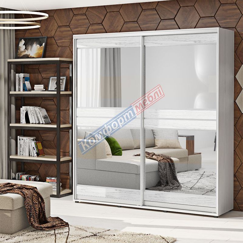 1_shafa_kupe_1_4m_model_6_dvodverna Шафа купе 1.4 м "Модель 6" 2 дверна