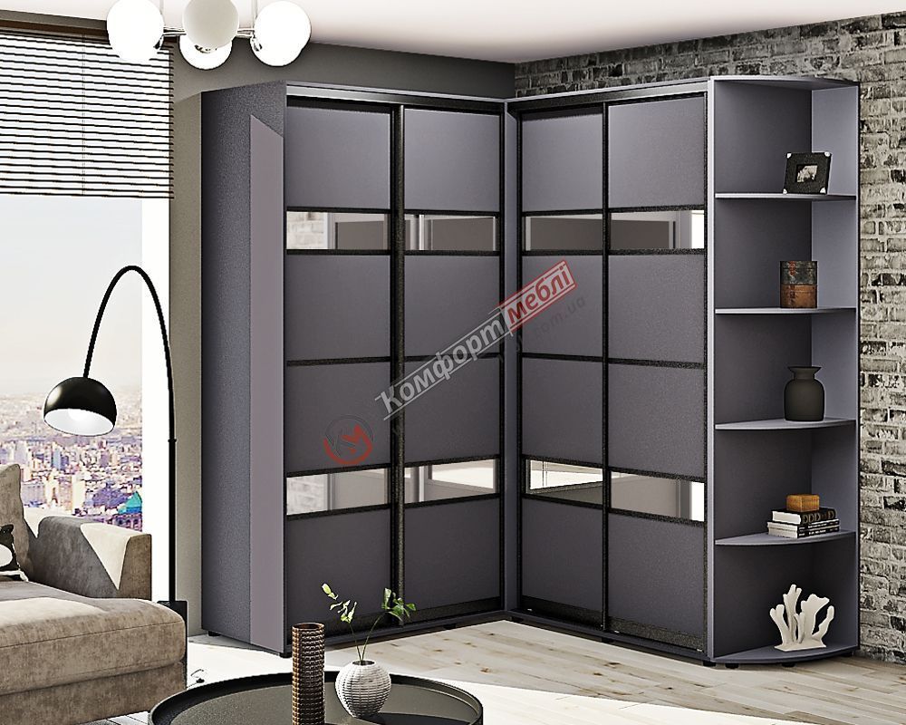 1_shafa_kupe_kutova_1_8kh1m_model_5 Шафа купе "Модель 5" кутова темно-сірий