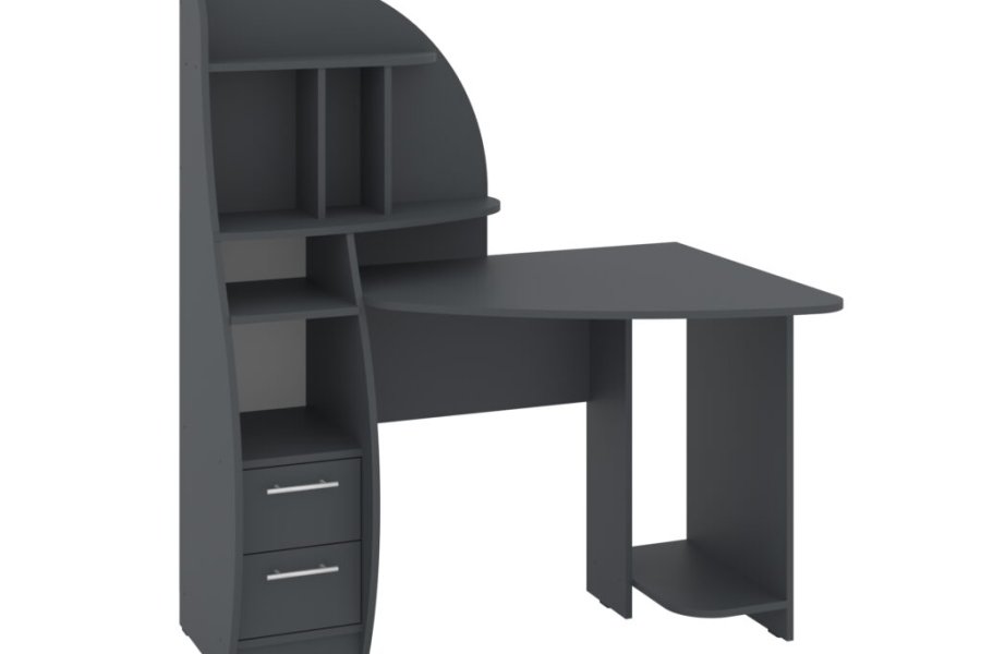 2_Arsenal-antracit Комп'ютерний стіл Арсенал