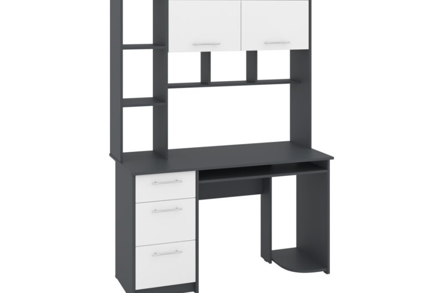 2_Fleks-antracitbilij Комп'ютерний стіл Флекс