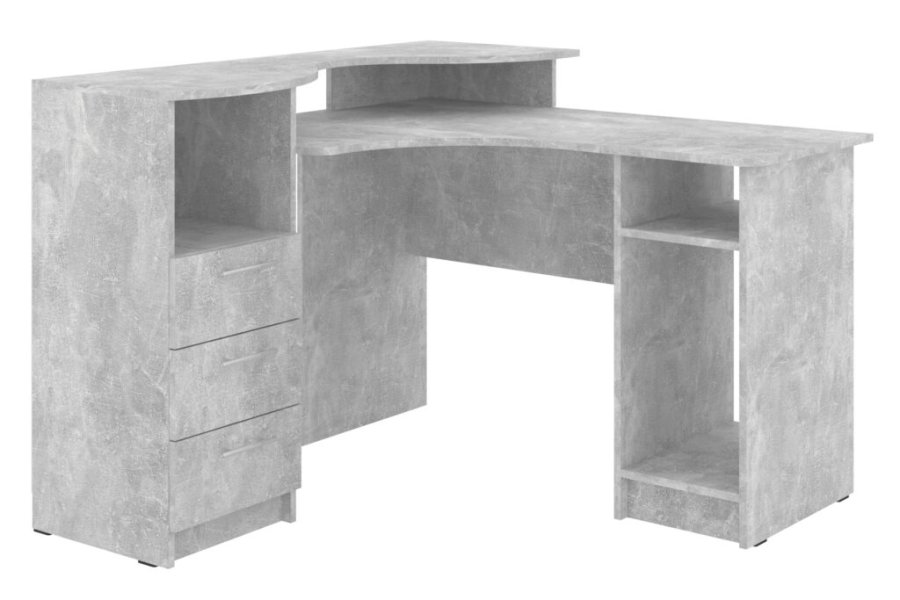 3_Atriks-beton Комп’ютерний стіл Атрікс