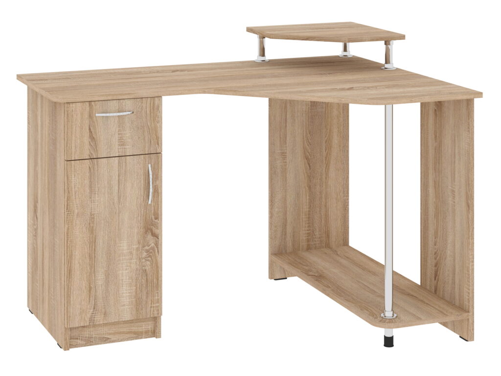 9_Atlant-sonoma Комп'ютерний стіл Атлант