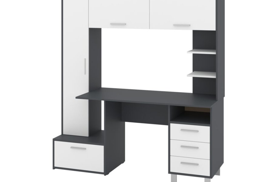 2_Drajv-antracitbilij Комп'ютерний стіл Драйв